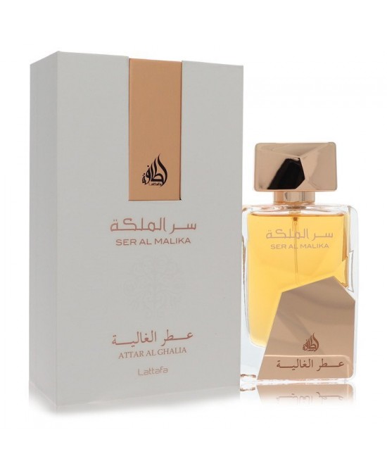 Lattafa Ser Al Malika by Lattafa Eau De Parfum Spray 3.4 oz (Women)