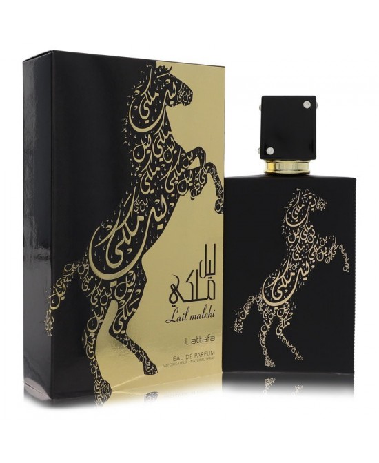 Lattafa Lail Maleki by Lattafa Eau De Parfum Spray (Unisex) 3.4 oz (Men)