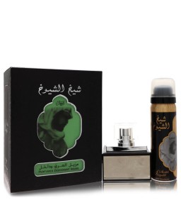 Lattfa Sheikh Al Shuyukh by Lattafa Eau De Parfum Spray With 1.7 oz Deodorant Spray 1.7 oz (Men)