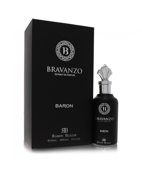 Dumont Bravanzo Baron by Dumont Paris Extrait De Parfum Spray (Unisex) 3.4 oz (Men)