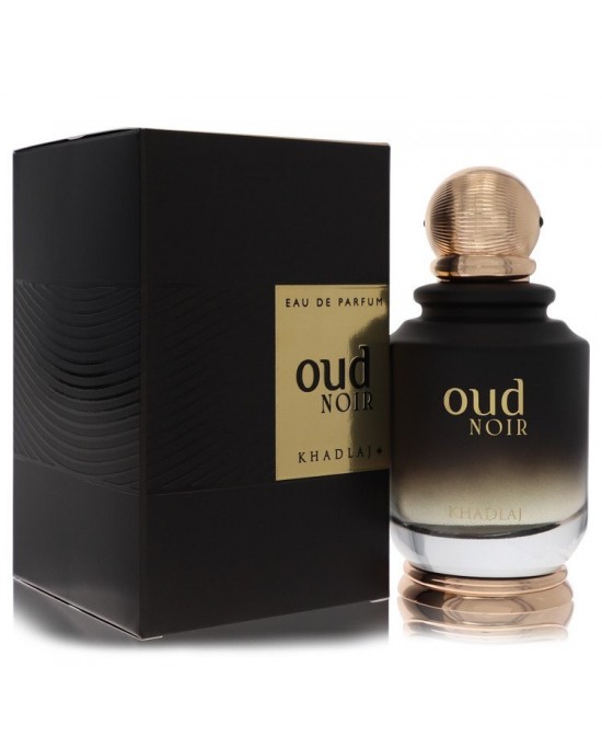 Khadlaj Oud Noir by Khadlaj Eau De Parfum Spray (Unisex) 3.4 oz (Men)