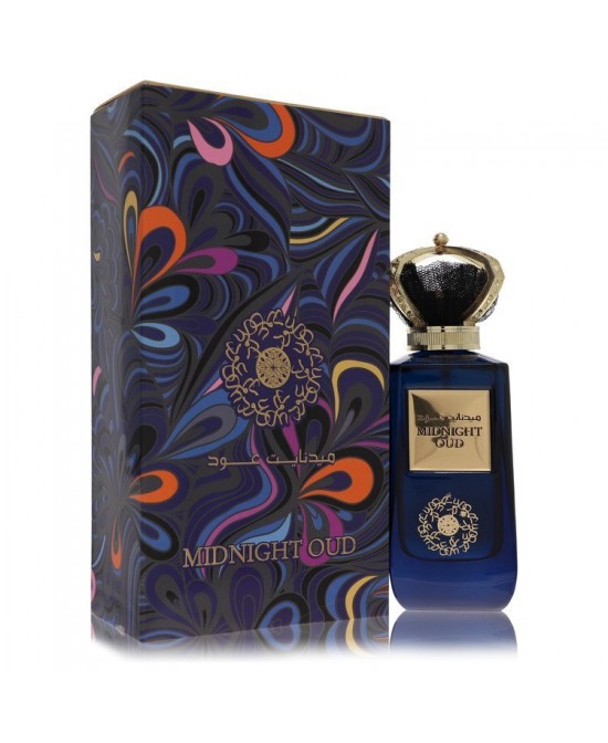 Ard Al Zaafaran Midnight Oud by Al Zaafaran Eau De Parfum Spray (Unisex) 3.4 oz (Men)