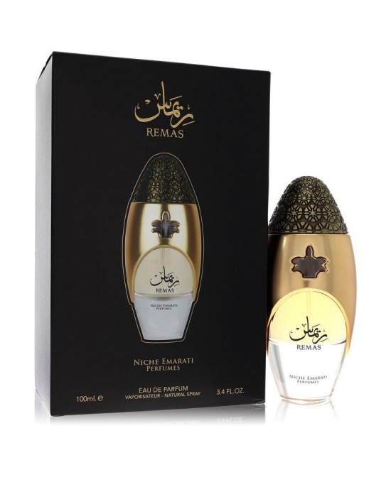 Niche Emarati Remas by Lattafa Eau De Parfum Spray (Unisex) 3.4 oz (Men)