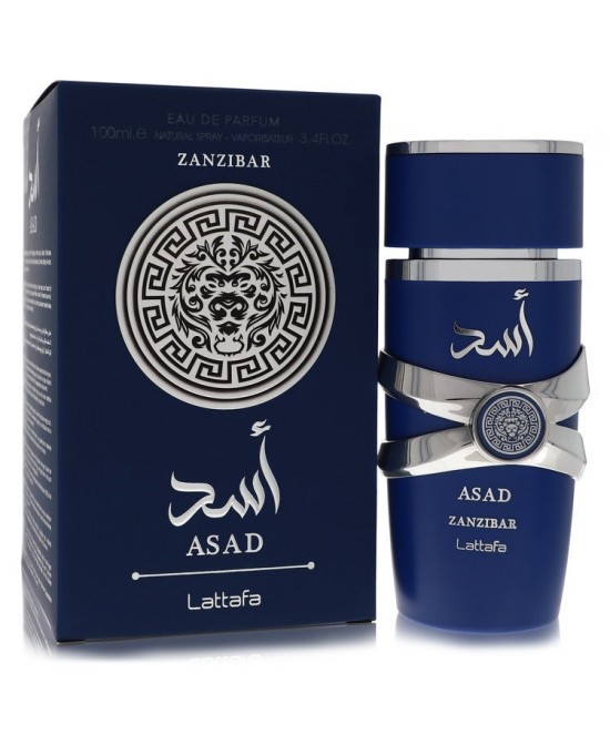 Lattafa Asad Zanzibar by Lattafa Eau De Parfum Spray 3.4 oz (Men)