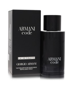 Armani Code by Giorgio Armani Eau De Toilette Spray Refillable 2.5 oz (Men)