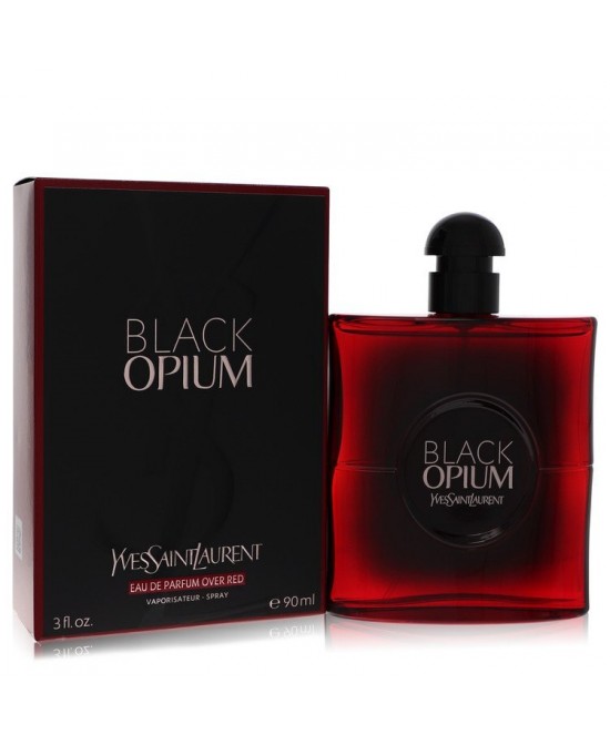 Black Opium Over Red by Yves Saint Laurent Eau De Parfum Spray 3 oz (Women)