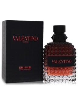 Valentino Uomo Born in Roma Coral Fantasy by Valentino Eau De Toilette Spray 3.4 oz (Men)