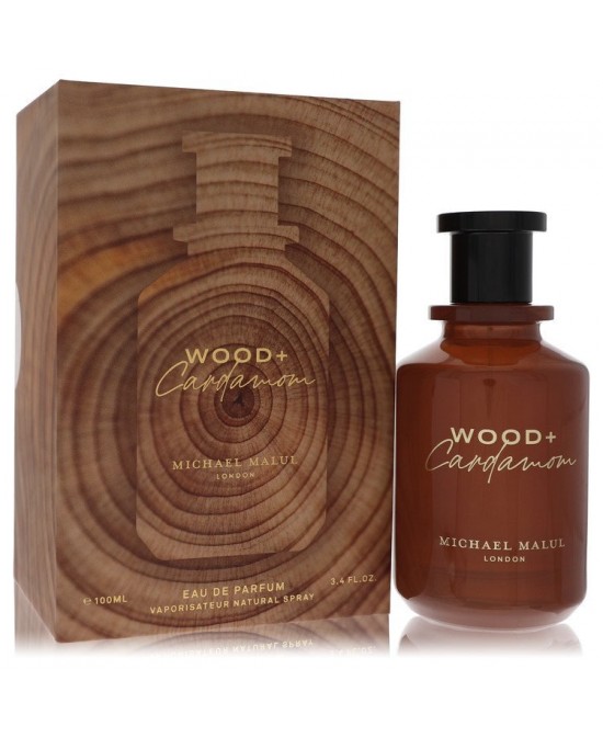 Michael Malul Wood + Cardamom by Michael Malul Eau De Parfum Spray 3.4 oz (Men)