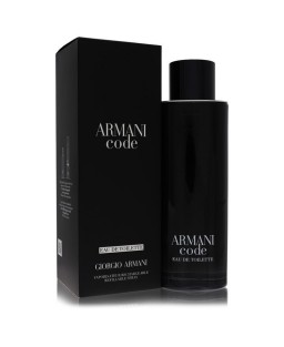 Armani Code by Giorgio Armani Eau De Toilette Spray Refillable 6.7 oz (Men)