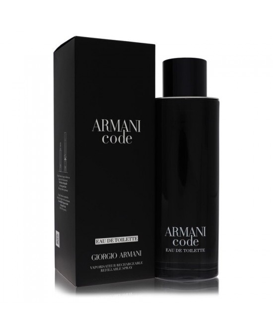 Armani Code by Giorgio Armani Eau De Toilette Spray Refillable 6.7 oz (Men)