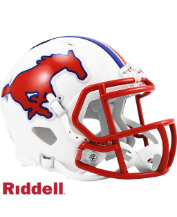 SMU Mustangs Helmet Riddell Replica Mini Speed Style